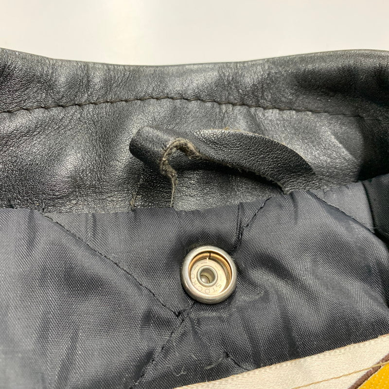 【中古品】【メンズ】 schott ショット LEATHER DOUBLE RIDERS JACKET レザー ダブル ライダース ジャケット USA製 バイカータグ アウター 145-250901-as-16-izu サイズ：36 カラー：ブラック 万代Net店