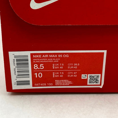【中古美品】【メンズ】 NIKE ナイキ IM7409-100 AIR MAX エアマックス 95 OG スニーカー シューズ 靴 160-250901-ya-03-izu サイズ：26.5cm カラー：WHITE AND BLACK 万代Net店