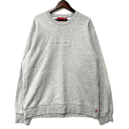 【中古品】【メンズ】 Supreme シュプリーム 20SS CUTOUT LOGO CREWNECK SWEATSHIRT カットアウトロゴ クルーネックスウェットシャツ トップス 長袖 149-250902-ma-02-izu サイズ：L カラー：HEATHER GRAY 万代Net店