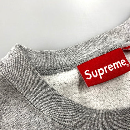 【中古品】【メンズ】 Supreme シュプリーム 20SS CUTOUT LOGO CREWNECK SWEATSHIRT カットアウトロゴ クルーネックスウェットシャツ トップス 長袖 149-250902-ma-02-izu サイズ：L カラー：HEATHER GRAY 万代Net店