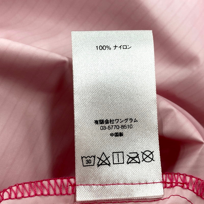 【中古美品】【メンズ】 Supreme シュプリーム PACKABLE RIPSTOP PULLOVER パッカブルリップショットプルオーバー トップス 長袖 149-250902-ma-01-izu サイズ：XL カラー：PINK 万代Net店