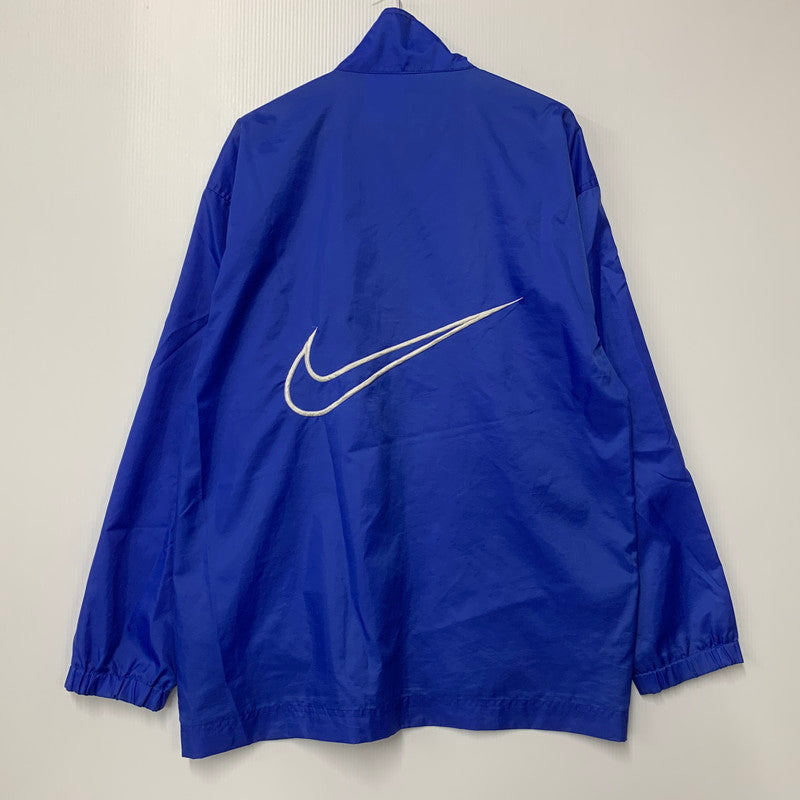 【中古品】【メンズ】 OLD NIKE オールドナイキ 白タグ HALF ZIP NYLON PULLOVER ハーフ ジップ ナイロン プルオーバー トップス アウター 146-250907-ya-16-izu サイズ：M カラー：ブルー 万代Net店