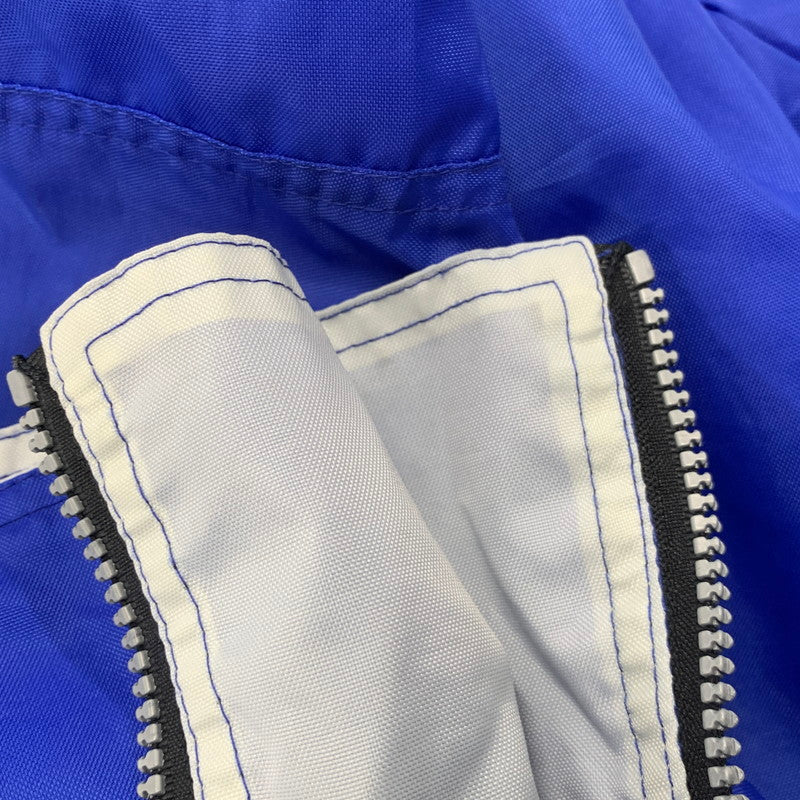 【中古品】【メンズ】 OLD NIKE オールドナイキ 白タグ HALF ZIP NYLON PULLOVER ハーフ ジップ ナイロン プルオーバー トップス アウター 146-250907-ya-16-izu サイズ：M カラー：ブルー 万代Net店