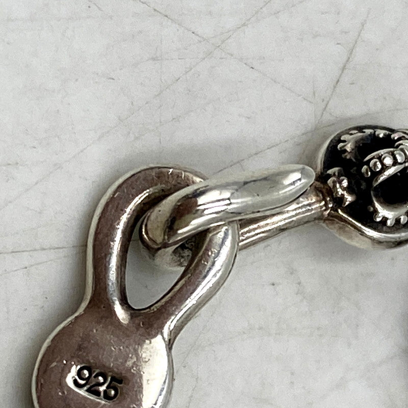 【中古品】【メンズ/レディース】 Justin Davis ジャスティンデイビス 925 SKULL DIVINE スカル ディバイン CHAIN NECKLACE チェーン ネックレス アクセサリー 192-250901-ya-10-izu カラー：シルバー 万代Net店