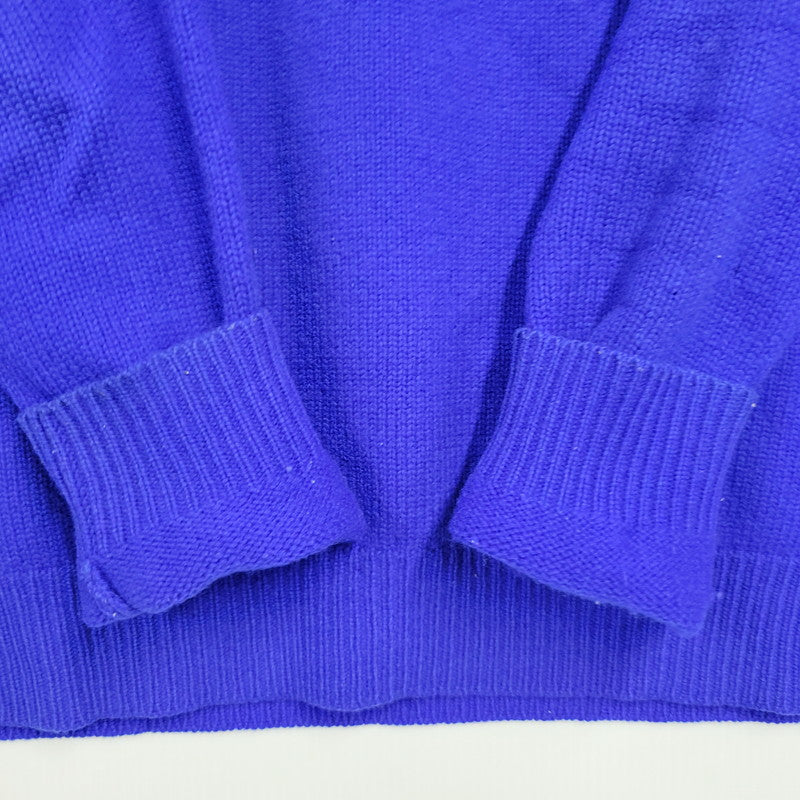 【中古品】【メンズ】 Polo by Ralph Lauren ポロバイラルフローレン HALF-ZIP KNIT SWEATER ハーフジップ ニットセーター トップス 長袖 147-250910-ma-17-izu サイズ：L カラー：BLUE 万代Net店