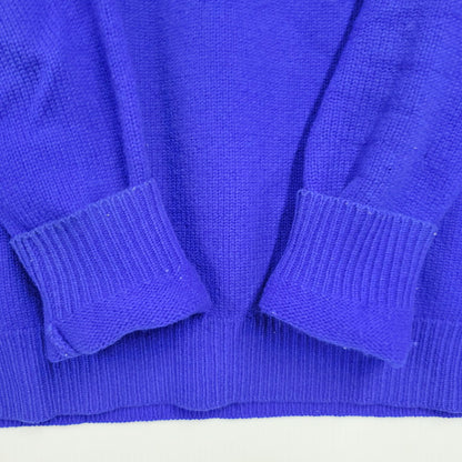 【中古品】【メンズ】 Polo by Ralph Lauren ポロバイラルフローレン HALF-ZIP KNIT SWEATER ハーフジップ ニットセーター トップス 長袖 147-250910-ma-17-izu サイズ：L カラー：BLUE 万代Net店