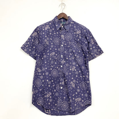 【中古品】【メンズ】 RALPH LAUREN ラルフローレン CUSTOM FIT カスタム フィット SS ショートスリーブ BD SHIRT ボタンダウン シャツ トップス 半袖 146-250911-ya-08-izu サイズ：S カラー：パープル系 万代Net店
