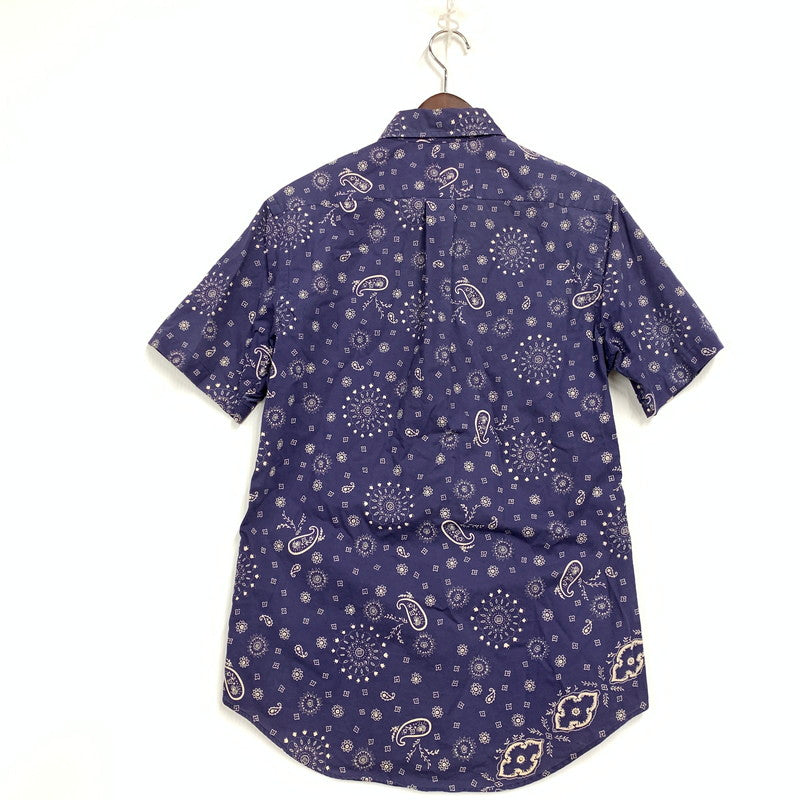 【中古品】【メンズ】 RALPH LAUREN ラルフローレン CUSTOM FIT カスタム フィット SS ショートスリーブ BD SHIRT ボタンダウン シャツ トップス 半袖 146-250911-ya-08-izu サイズ：S カラー：パープル系 万代Net店