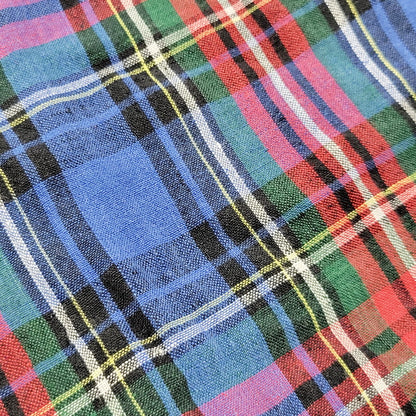 【中古品】【メンズ】 POLO RALPH LAUREN ポロ・ラルフローレン 710590859001 MULTI CHECK LS LINEN SHIRT マルチチェックロングスリーブリネンシャツ トップス 長袖 147-250910-ma-16-izu サイズ：L カラー：マルチ 万代Net店