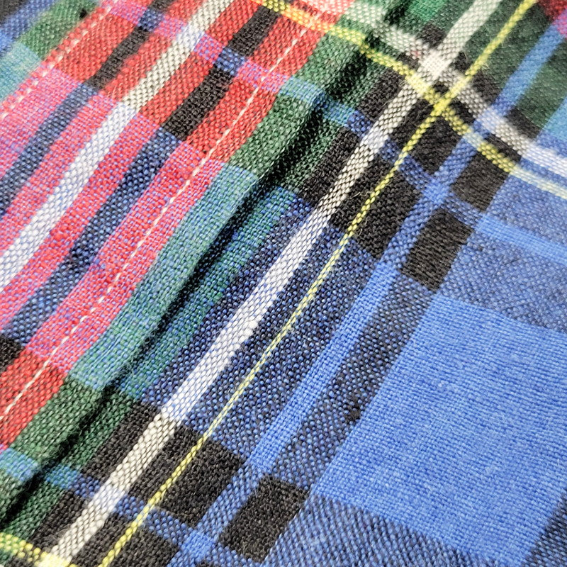 【中古品】【メンズ】 POLO RALPH LAUREN ポロ・ラルフローレン 710590859001 MULTI CHECK LS LINEN SHIRT マルチチェックロングスリーブリネンシャツ トップス 長袖 147-250910-ma-16-izu サイズ：L カラー：マルチ 万代Net店