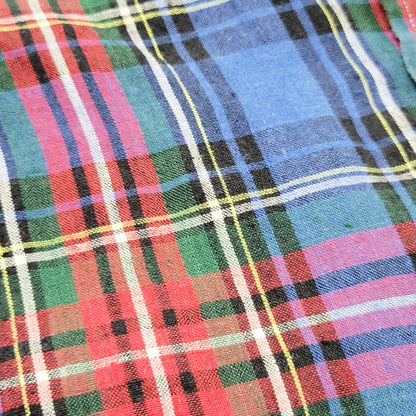 【中古品】【メンズ】 POLO RALPH LAUREN ポロ・ラルフローレン 710590859001 MULTI CHECK LS LINEN SHIRT マルチチェックロングスリーブリネンシャツ トップス 長袖 147-250910-ma-16-izu サイズ：L カラー：マルチ 万代Net店