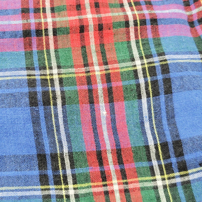 【中古品】【メンズ】 POLO RALPH LAUREN ポロ・ラルフローレン 710590859001 MULTI CHECK LS LINEN SHIRT マルチチェックロングスリーブリネンシャツ トップス 長袖 147-250910-ma-16-izu サイズ：L カラー：マルチ 万代Net店