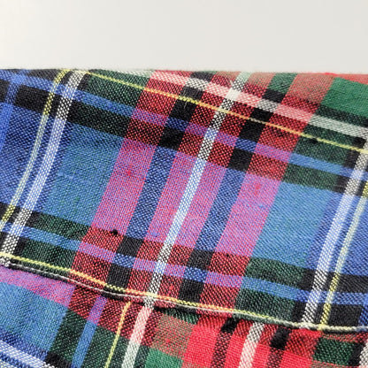 【中古品】【メンズ】 POLO RALPH LAUREN ポロ・ラルフローレン 710590859001 MULTI CHECK LS LINEN SHIRT マルチチェックロングスリーブリネンシャツ トップス 長袖 147-250910-ma-16-izu サイズ：L カラー：マルチ 万代Net店