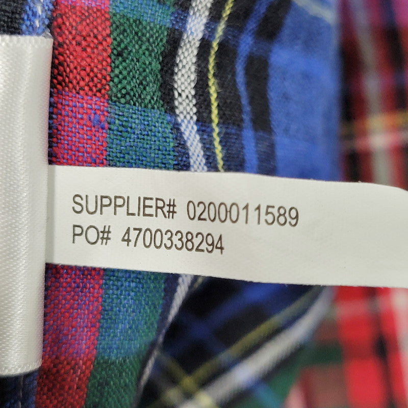 【中古品】【メンズ】 POLO RALPH LAUREN ポロ・ラルフローレン 710590859001 MULTI CHECK LS LINEN SHIRT マルチチェックロングスリーブリネンシャツ トップス 長袖 147-250910-ma-16-izu サイズ：L カラー：マルチ 万代Net店