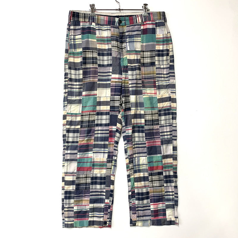 【現状渡し品】【メンズ】 Brooks Brothers ブルックスブラザーズ PATCHWORK PANTS パッチワーク パンツ ズボン ボトムス 157-250907-ya-10-izu サイズ：36×32 カラー：マルチ 万代Net店