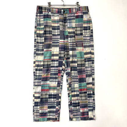 【現状渡し品】【メンズ】 Brooks Brothers ブルックスブラザーズ PATCHWORK PANTS パッチワーク パンツ ズボン ボトムス 157-250907-ya-10-izu サイズ：36×32 カラー：マルチ 万代Net店