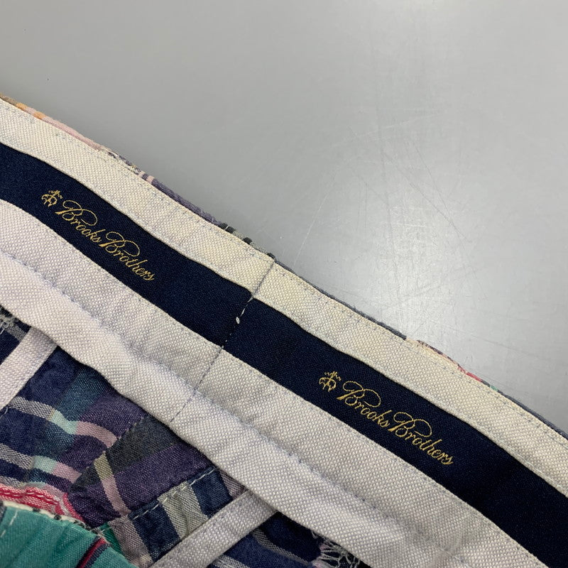 【現状渡し品】【メンズ】 Brooks Brothers ブルックスブラザーズ PATCHWORK PANTS パッチワーク パンツ ズボン ボトムス 157-250907-ya-10-izu サイズ：36×32 カラー：マルチ 万代Net店