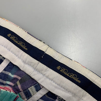 【現状渡し品】【メンズ】 Brooks Brothers ブルックスブラザーズ PATCHWORK PANTS パッチワーク パンツ ズボン ボトムス 157-250907-ya-10-izu サイズ：36×32 カラー：マルチ 万代Net店