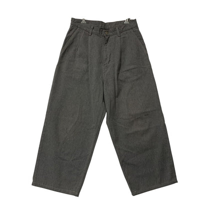 【中古品】【メンズ】 GRAPHPAPER グラフペーパー COLORFAST DENIM 2 TUCK PANTS GM203-40093B カラーファスト デニム 2タック パンツ ボトムス 151-250901-as-12-izu サイズ：2 カラー：グレー 万代Net店