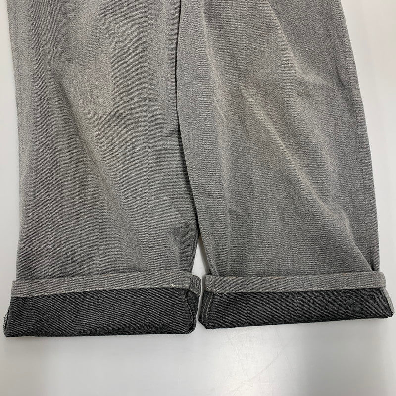 【中古品】【メンズ】 GRAPHPAPER グラフペーパー COLORFAST DENIM 2 TUCK PANTS GM203-40093B カラーファスト デニム 2タック パンツ ボトムス 151-250901-as-12-izu サイズ：2 カラー：グレー 万代Net店