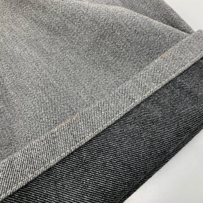 【中古品】【メンズ】 GRAPHPAPER グラフペーパー COLORFAST DENIM 2 TUCK PANTS GM203-40093B カラーファスト デニム 2タック パンツ ボトムス 151-250901-as-12-izu サイズ：2 カラー：グレー 万代Net店