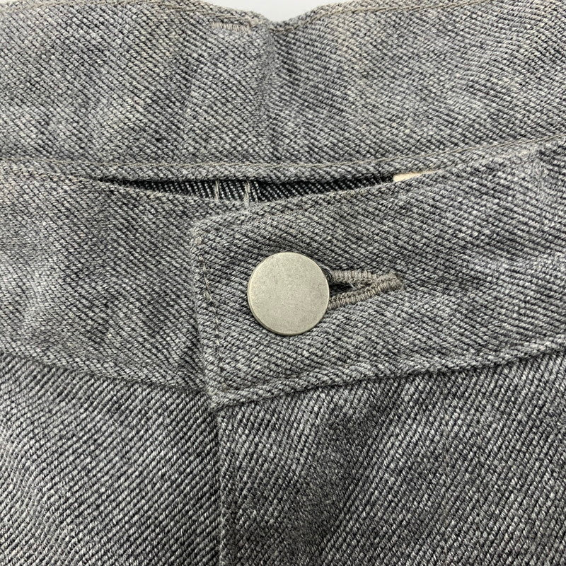 【中古品】【メンズ】 GRAPHPAPER グラフペーパー COLORFAST DENIM 2 TUCK PANTS GM203-40093B カラーファスト デニム 2タック パンツ ボトムス 151-250901-as-12-izu サイズ：2 カラー：グレー 万代Net店