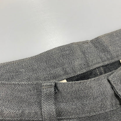 【中古品】【メンズ】 GRAPHPAPER グラフペーパー COLORFAST DENIM 2 TUCK PANTS GM203-40093B カラーファスト デニム 2タック パンツ ボトムス 151-250901-as-12-izu サイズ：2 カラー：グレー 万代Net店