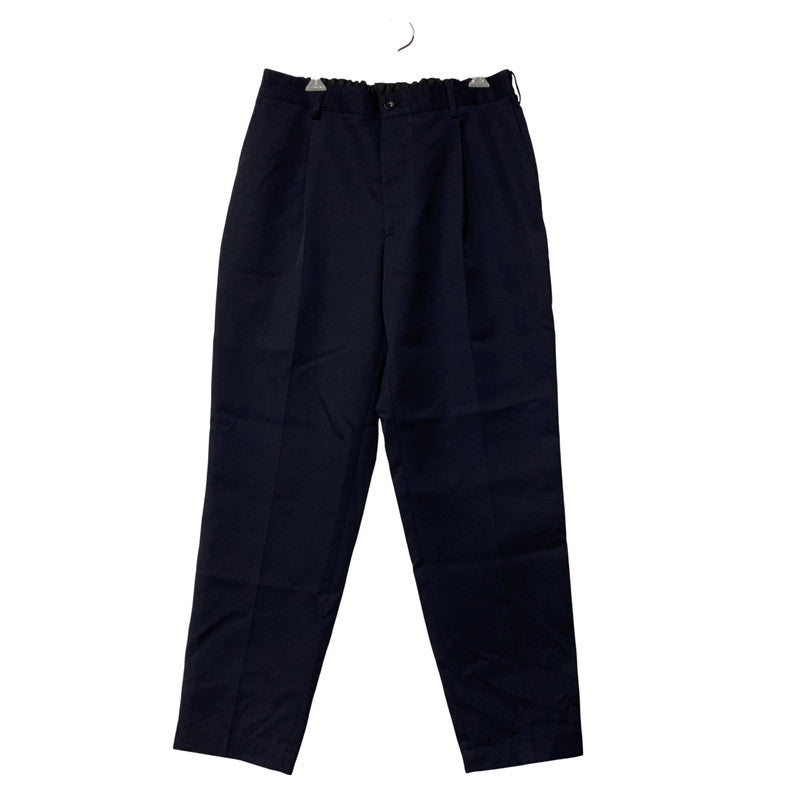 【中古品】【メンズ】 GRAPHPAPER グラフペーパー SCALE OFF WOOL TAPERED TROUSERS GM233-40170B スケール オフ ウール テーパード トラウザーズ パンツ ボトムス 151-250901-as-14-izu サイズ：2 カラー：ネイビー 万代Net店