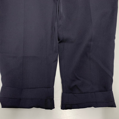 【中古品】【メンズ】 GRAPHPAPER グラフペーパー SCALE OFF WOOL TAPERED TROUSERS GM233-40170B スケール オフ ウール テーパード トラウザーズ パンツ ボトムス 151-250901-as-14-izu サイズ：2 カラー：ネイビー 万代Net店