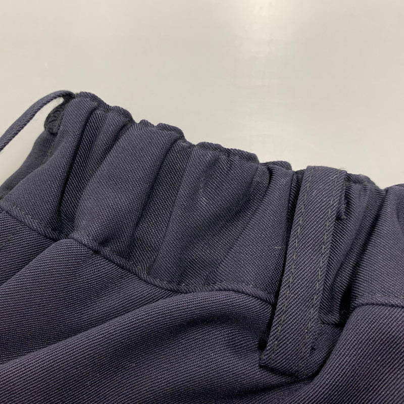 【中古品】【メンズ】 GRAPHPAPER グラフペーパー SCALE OFF WOOL TAPERED TROUSERS GM233-40170B スケール オフ ウール テーパード トラウザーズ パンツ ボトムス 151-250901-as-14-izu サイズ：2 カラー：ネイビー 万代Net店