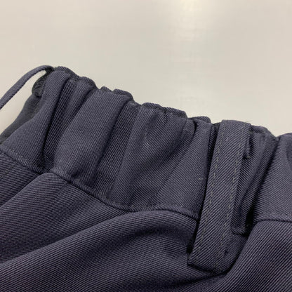 【中古品】【メンズ】 GRAPHPAPER グラフペーパー SCALE OFF WOOL TAPERED TROUSERS GM233-40170B スケール オフ ウール テーパード トラウザーズ パンツ ボトムス 151-250901-as-14-izu サイズ：2 カラー：ネイビー 万代Net店