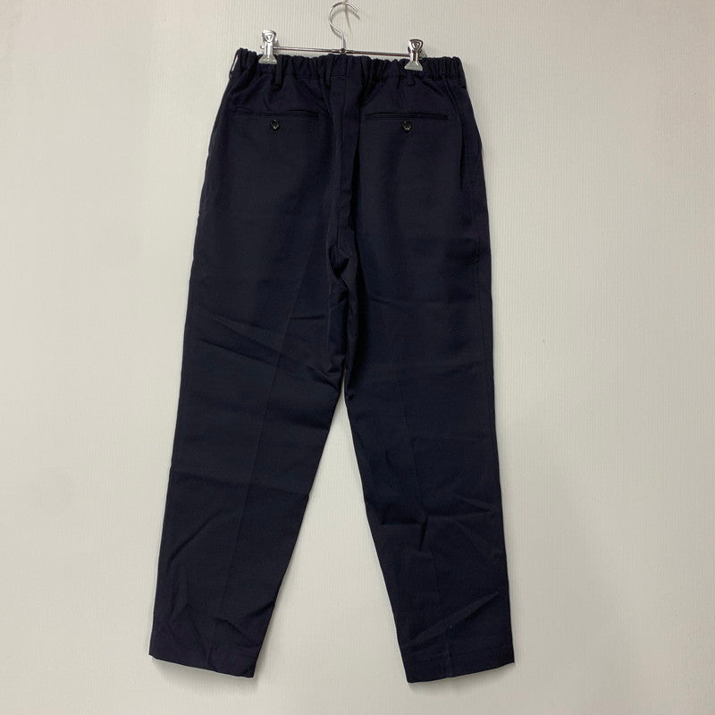 【中古品】【メンズ】 GRAPHPAPER グラフペーパー SCALE OFF WOOL TAPERED TROUSERS GM233-40170B スケール オフ ウール テーパード トラウザーズ パンツ ボトムス 151-250901-as-14-izu サイズ：2 カラー：ネイビー 万代Net店