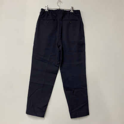 【中古品】【メンズ】 GRAPHPAPER グラフペーパー SCALE OFF WOOL TAPERED TROUSERS GM233-40170B スケール オフ ウール テーパード トラウザーズ パンツ ボトムス 151-250901-as-14-izu サイズ：2 カラー：ネイビー 万代Net店