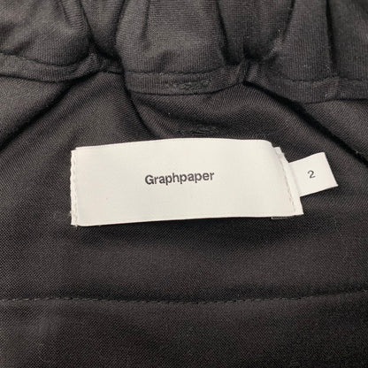 【中古品】【メンズ】 GRAPHPAPER グラフペーパー SCALE OFF WOOL TAPERED TROUSERS GM233-40170B スケール オフ ウール テーパード トラウザーズ パンツ ボトムス 151-250901-as-14-izu サイズ：2 カラー：ネイビー 万代Net店