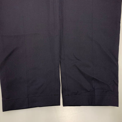 【中古品】【メンズ】 GRAPHPAPER グラフペーパー SCALE OFF WOOL TAPERED TROUSERS GM233-40170B スケール オフ ウール テーパード トラウザーズ パンツ ボトムス 151-250901-as-14-izu サイズ：2 カラー：ネイビー 万代Net店