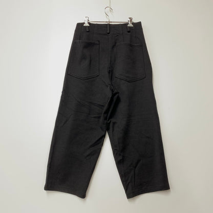 【現状渡し品】【メンズ】 Y's for men ワイズ フォー メン WOOL WIDE PANTS MN-T10-198 ウール ワイド パンツ ボトムス 151-250901-as-20-izu サイズ：3 カラー：ブラック 万代Net店