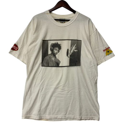 【現状渡し品】【メンズ】 SPECTACLE RIDDIM スペクタクルリディム × MASTERPIECE マスタピース GARNET SILK T-SHIRT ガーネットシルク Tシャツ トップス 半袖 142-250907-ya-13-izu サイズ：L カラー：白 万代Net店