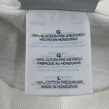 【現状渡し品】【メンズ】 SPECTACLE RIDDIM スペクタクルリディム × MASTERPIECE マスタピース GARNET SILK T-SHIRT ガーネットシルク Tシャツ トップス 半袖 142-250907-ya-13-izu サイズ：L カラー：白 万代Net店