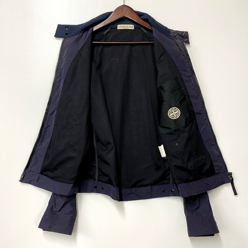 【中古品】【メンズ】 STONE ISLAND ストーンアイランド 541542122 11SS MICRO REPS BOMBER JACKET マイクロレップス ボンバージャケット アウター 長袖 141-250902-ma-07-izu サイズ：M カラー：NAVY 万代Net店