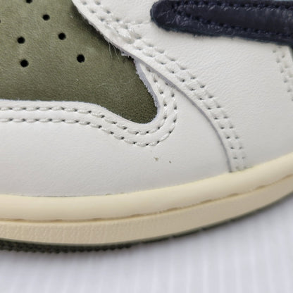 【中古美品】【メンズ】 NIKE×TRAVIS SCOTT ナイキ×トラヴィス・スコット DM7866-200 AIR JORDAN 1 LOW OG SP エアジョーダン 1 ロー オリジナル スペシャル 靴 スニーカー シューズ 160-250902-ma-15-izu サイズ：28.5cm カラー：REVERSE OLIVE 万代Net店