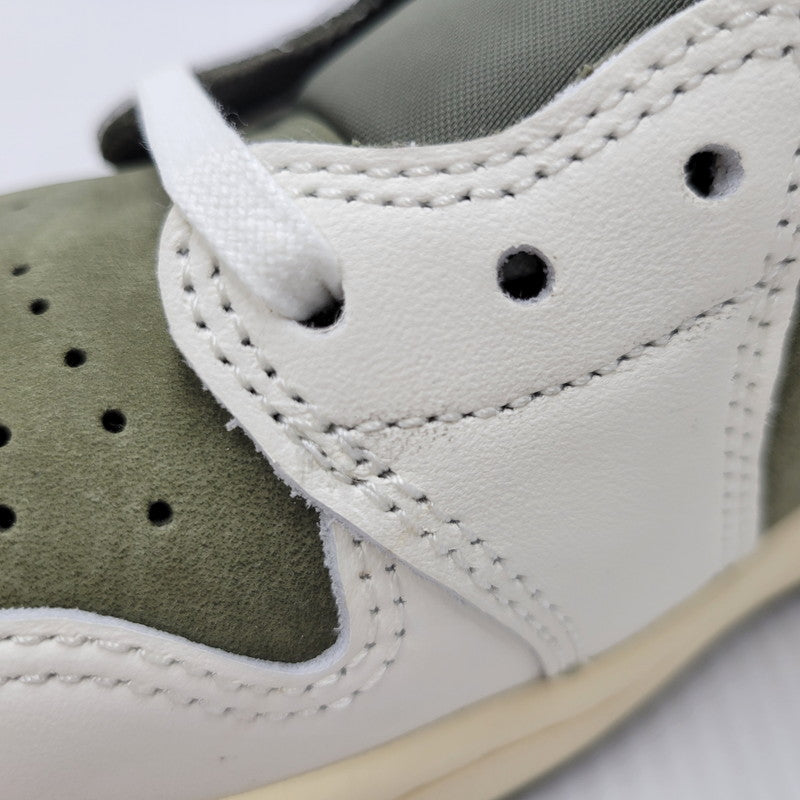 【中古美品】【メンズ】 NIKE×TRAVIS SCOTT ナイキ×トラヴィス・スコット DM7866-200 AIR JORDAN 1 LOW OG SP エアジョーダン 1 ロー オリジナル スペシャル 靴 スニーカー シューズ 160-250902-ma-15-izu サイズ：28.5cm カラー：REVERSE OLIVE 万代Net店