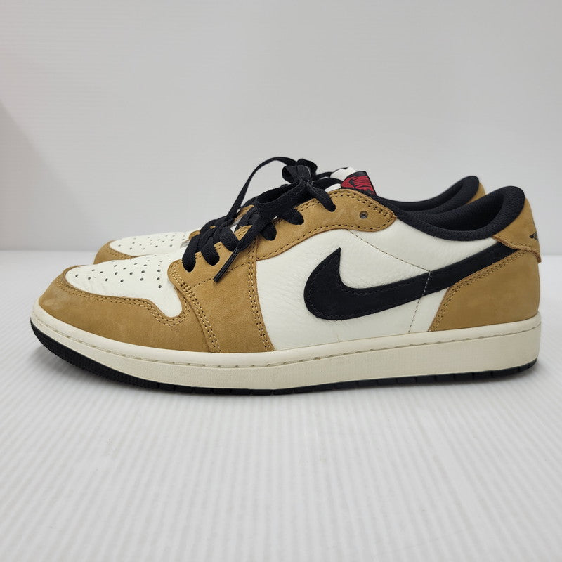 【中古品】【メンズ】 NIKE ナイキ CZ0790-107 AIR JORDAN 1 LOW OG エアジョーダン 1 ロー オリジナル 靴 スニーカー シューズ 160-250902-ma-16-izu サイズ：28.5cm カラー：ROOKIE OF THE YEAR/SAIL AND GOLDEN HARVEST 万代Net店