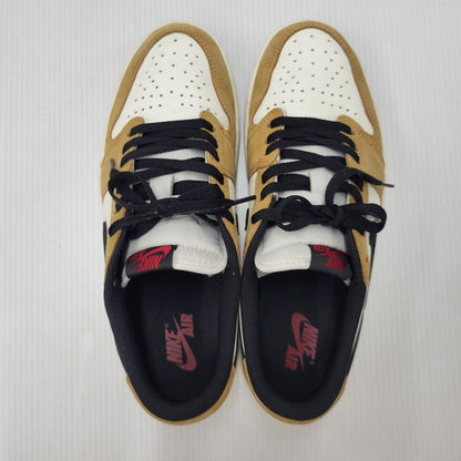 【中古品】【メンズ】 NIKE ナイキ CZ0790-107 AIR JORDAN 1 LOW OG エアジョーダン 1 ロー オリジナル 靴 スニーカー シューズ 160-250902-ma-16-izu サイズ：28.5cm カラー：ROOKIE OF THE YEAR/SAIL AND GOLDEN HARVEST 万代Net店