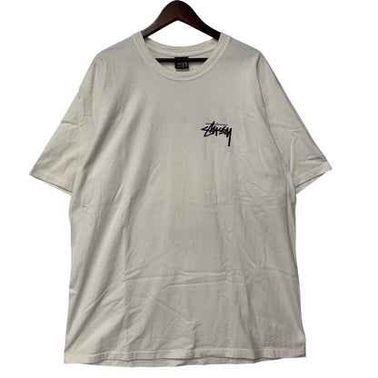 【中古品】【メンズ】 STUSSY ステューシー ITP FLOWER TEE フラワーＴシャツ トップス 半袖 142-250907-ya-14-izu サイズ：XL カラー：白 万代Net店