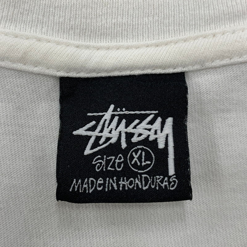 【中古品】【メンズ】 STUSSY ステューシー ITP FLOWER TEE フラワーＴシャツ トップス 半袖 142-250907-ya-14-izu サイズ：XL カラー：白 万代Net店