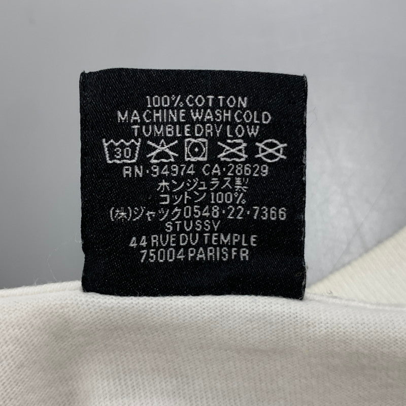 【中古品】【メンズ】 STUSSY ステューシー ITP FLOWER TEE フラワーＴシャツ トップス 半袖 142-250907-ya-14-izu サイズ：XL カラー：白 万代Net店