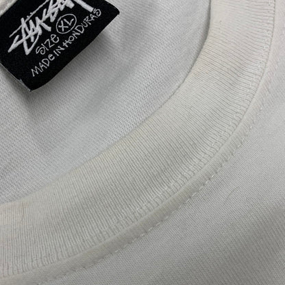 【中古品】【メンズ】 STUSSY ステューシー ITP FLOWER TEE フラワーＴシャツ トップス 半袖 142-250907-ya-14-izu サイズ：XL カラー：白 万代Net店