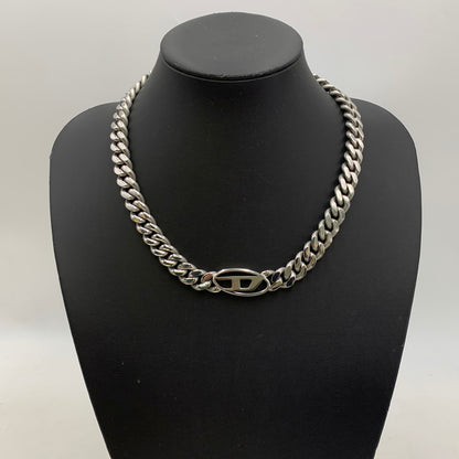 【中古品】【メンズ】 DIESEL ディーゼル DX143300DJW STAINLESS CHOKER NECKLACE アクセサリー ネックレス 192-250904-rk-05-izu カラー：シルバー 万代Net店