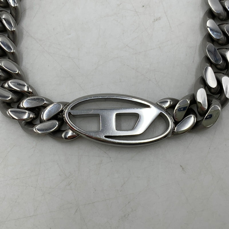 【中古品】【メンズ】 DIESEL ディーゼル DX143300DJW STAINLESS CHOKER NECKLACE アクセサリー ネックレス 192-250904-rk-05-izu カラー：シルバー 万代Net店
