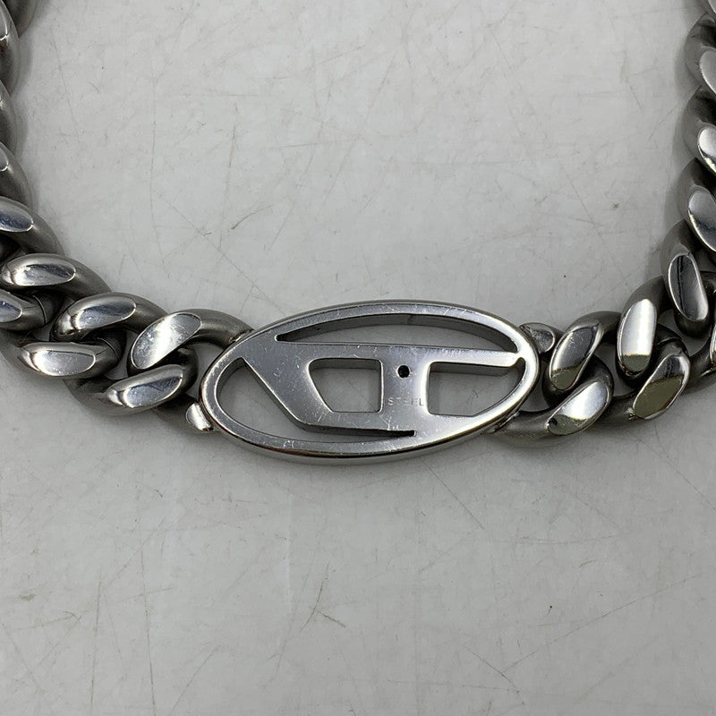 【中古品】【メンズ】 DIESEL ディーゼル DX143300DJW STAINLESS CHOKER NECKLACE アクセサリー ネックレス 192-250904-rk-05-izu カラー：シルバー 万代Net店